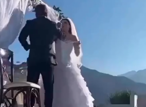 IMALI SU VENČANJE IZ SNOVA I NIŠTA NIJE SLUTILO NA INCIDENT KOJI JE USLEDIO: Mladoženja je bez emocija gledao kako se mlada bori za dah (FOTO+VIDEO)