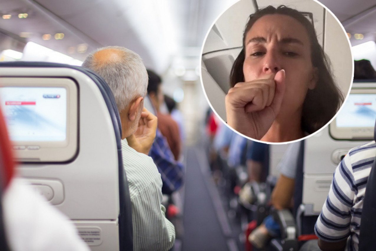 JEZIV DIM JE ISPUNIO AVION, PUTNICI U PANICI: Tina je objasnila šta se dešava i upozorila druge kako da se pripaze! (VIDEO)