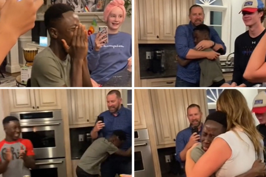 BIO JE NAPUŠTEN I NESREĆAN SVE DOK NIJE UPOZNAO NJIH: Dečak se slomio i zaplakao kad je video iznenađenje koje mu je pripredila nova porodica (VIDEO)