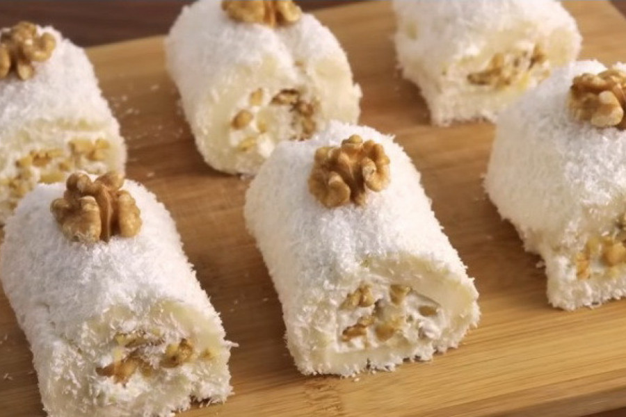 BRZ I UKUSAN DESERT BEZ JAJA I PEČENJA: Savršen slatkiš za sve ljubitelje kokosa koji se topi u ustima