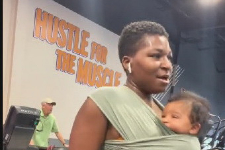 SA TEK ROĐENOM BEBOM ODLAZI NA TRENINGE U TERETANU: Ova žena izazvala je veliku pažnju javnosti, evo šta joj poručuju druge majke (VIDEO)