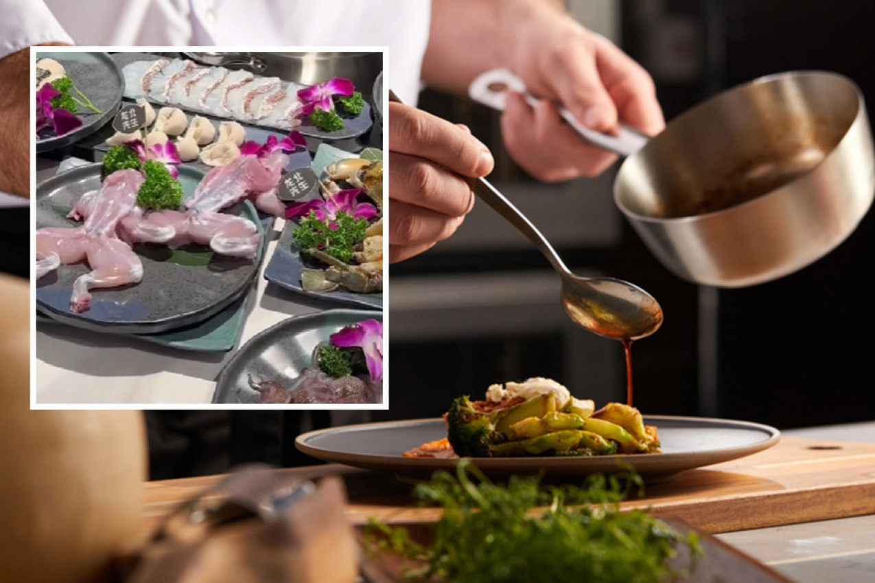 NARUČILI SU ŽABLJE BATAKE U RESTORANU: Nakon što je konobar doneo tanjir usledila je scena koja je sve zgrozila (VIDEO)