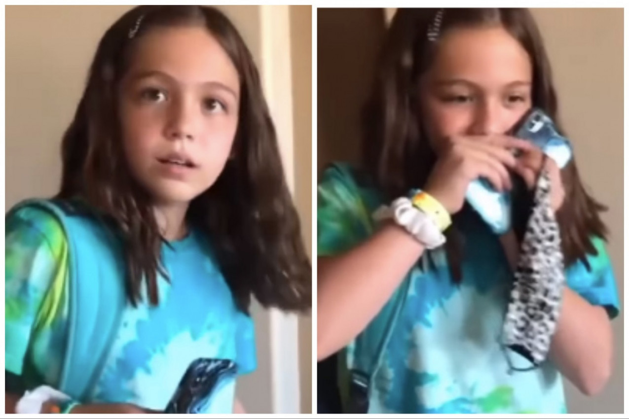 DEVOJČICA JE NAIŠLA NA VRATA I ZASTALA OD PRIZORA KOJI JE ZATEKLA: Posle početnog šoka usledile su suze, ovaj snimak ganuo je sve roditelje (FOTO+VIDEO)