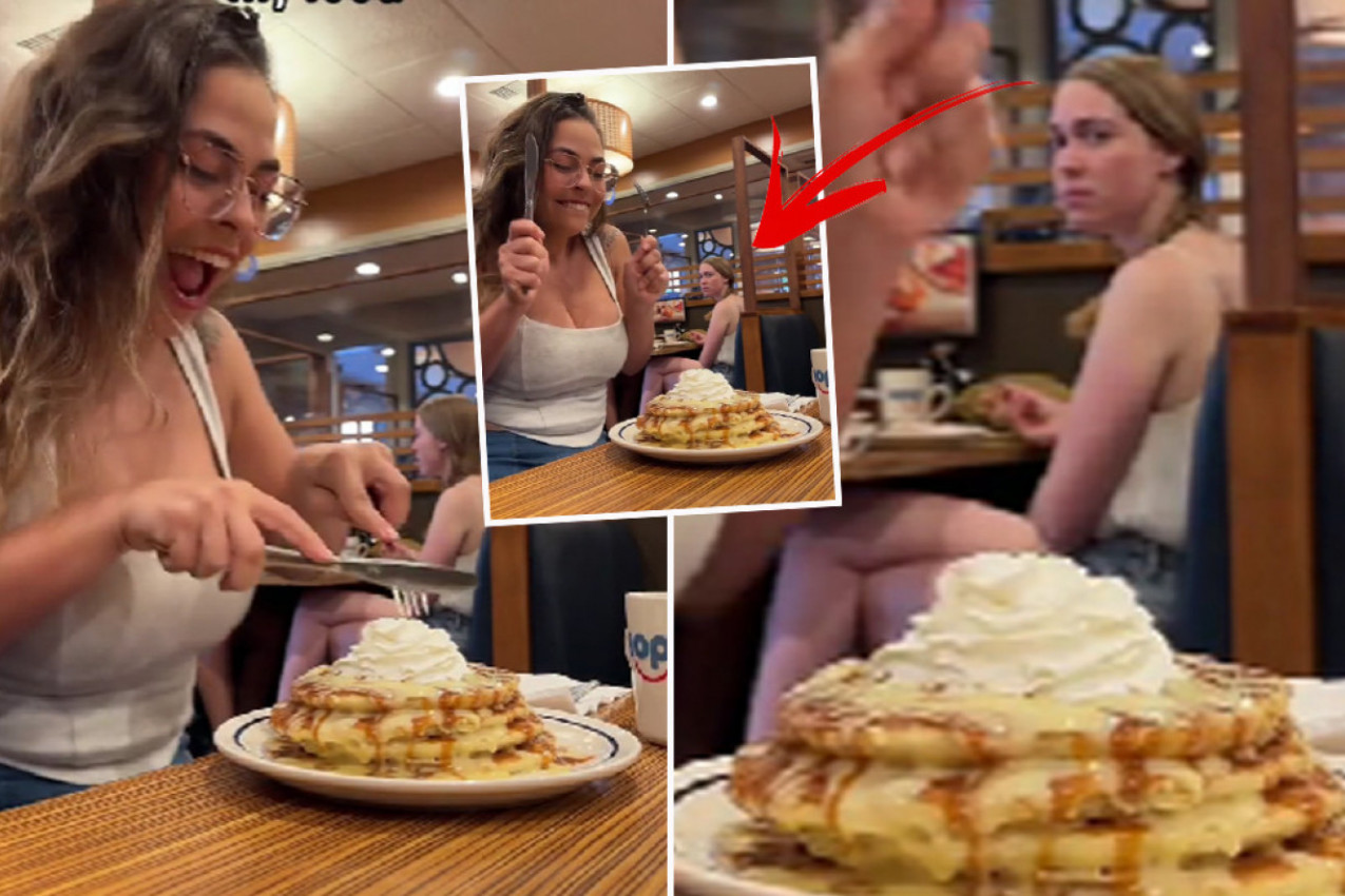 ANINA RADOST ZBOG PALAČINKI IZAZVALA LOM NA MREŽAMA: Plesala je od sreće kad je ugledala omiljeni slatkiš ne sluteći šta joj se dešava iza leđa! (VIDEO)