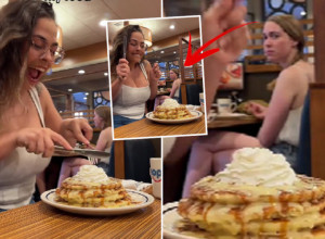 ANINA RADOST ZBOG PALAČINKI IZAZVALA LOM NA MREŽAMA: Plesala je od sreće kad je ugledala omiljeni slatkiš ne sluteći šta joj se dešava iza leđa! (VIDEO)