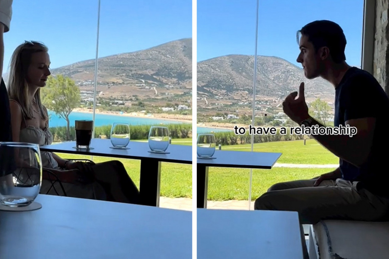 SCENA IZ RESTORANA PODIGLA INTERNET NA NOGE: Momak je besneo zbog kašnjenja devojke koja je pognute glave ćutke podnosila njegove kritike (VIDEO)