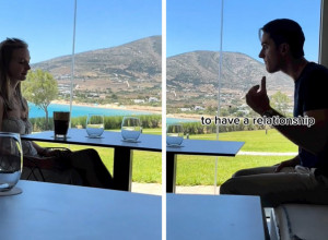 SCENA IZ RESTORANA PODIGLA INTERNET NA NOGE: Momak je besneo zbog kašnjenja devojke koja je pognute glave ćutke podnosila njegove kritike (VIDEO)