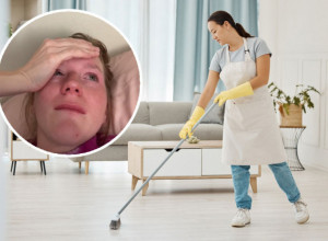 UPLAKANA JE OBJAŠNJAVALA ŠTA SE DOGODILO KADA JE POZVALA SERVIS ZA ČIŠĆENJE! Razočarana žena je grcala u suzama otkrivši šta je zatekla u kući, najavila i tužbu (VIDEO)