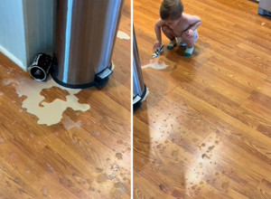 BILO JE DOVOLJNO DA NA TREN OSTANE SAM I NASTAO JE HAOS: Mama je sa suzama u očima gledala šta radi njen maleni dečak, njegov postupak nikog nije ostavio ravnodušnim! (VODEO)