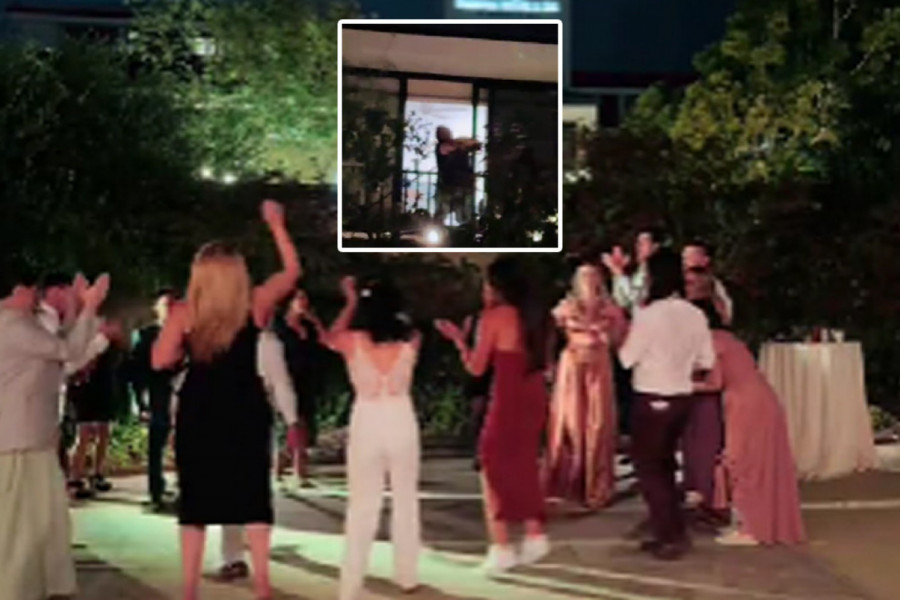 UŽIVALI SU NA SVADBI, A ONDA SE POJAVIO NEZVANI GOST: Ono što je uradio muškarac usred venčanja izazvalo je opštu euforiju! (VIDEO)