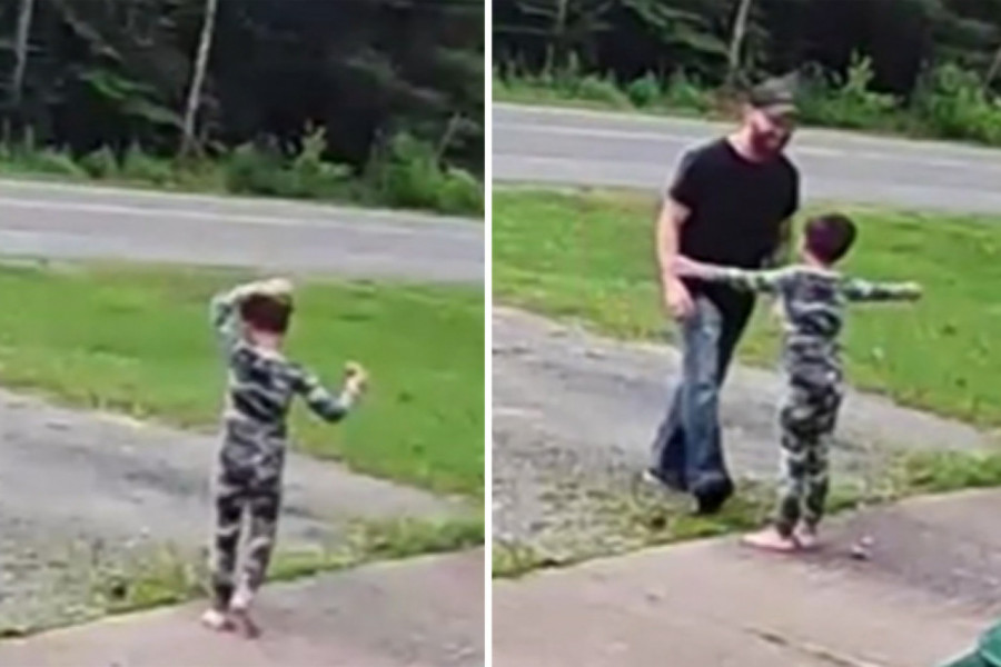 KRENUO JE NA POSAO KAD MU JE SIN MAHNUO DA SE VRATI: Potez ovog dečaka nikoga nije ostavio ravnodušnim, njegov tata je bio na ivici suza! (VIDEO)