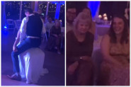 MLADOŽENJA PRIREDIO MLADI PLES U KRILU, PA ZARONIO GLAVU ISPOD NJENE SUKNJE: Nevestina baka šokirano gledala sve iz prvog reda! (FOTO+VIDEO)