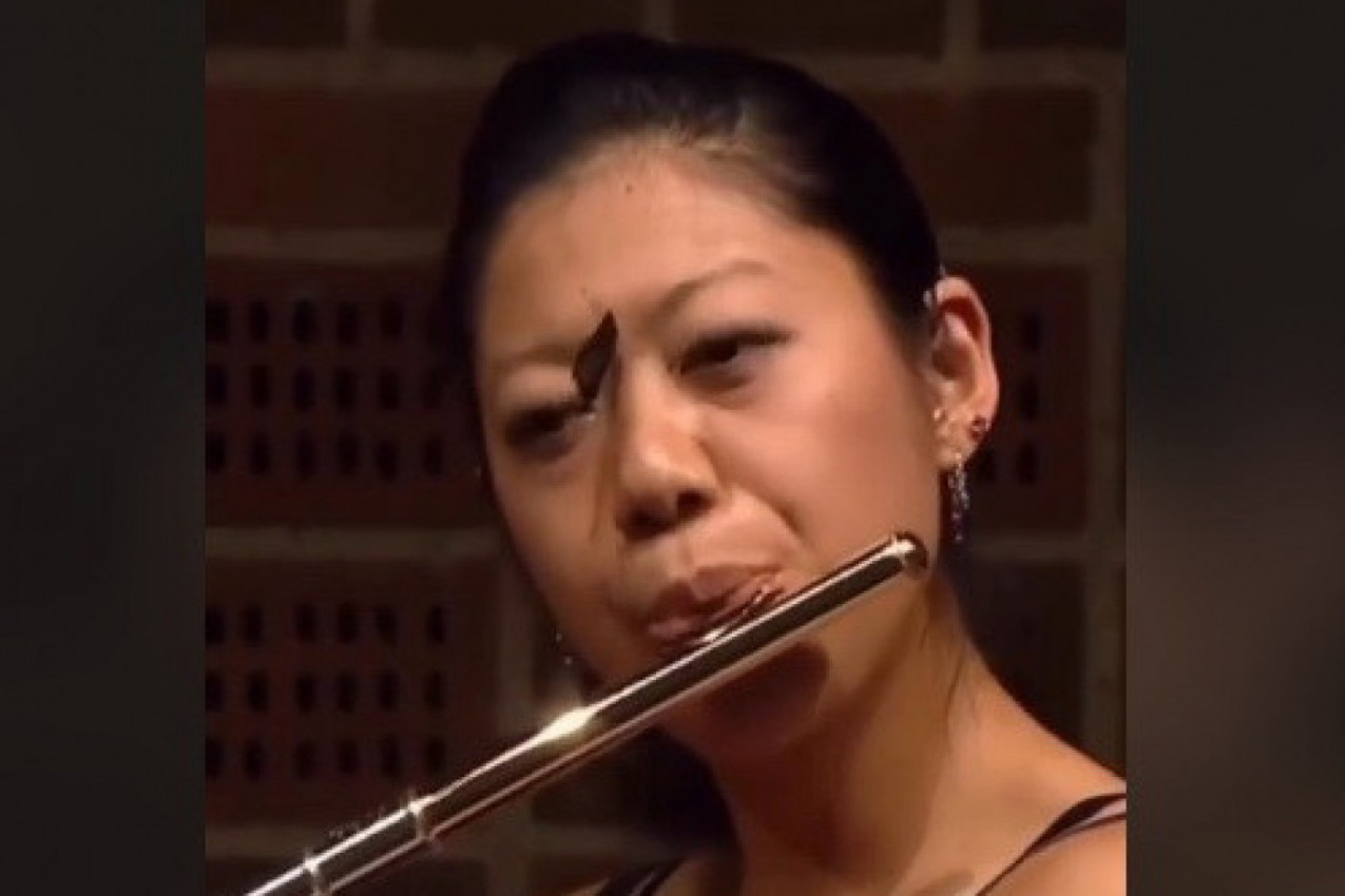 DOK JE SVIRALA FLAUTU SLETEO JOJ JE LEPTIR NA LICE: Njena reakcija oduševila je javnost, a onda je otkriveno i šta znači ovaj potez "nezvanog gosta"  (VIDEO)