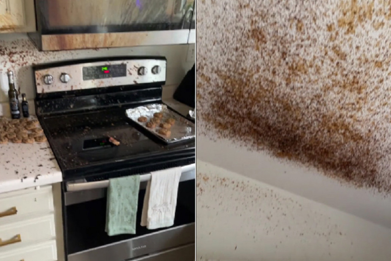 ŽELJA ZA SLATKIŠIMA BILA JE JAČA OD SVEGA: Htela je da napravi karamele, a onda je usledila eksplozija u kuhinji (VIDEO)