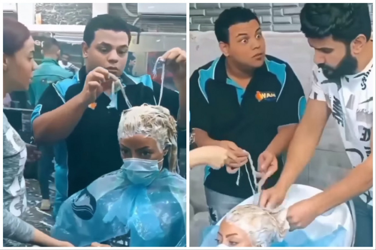 ŽELELA JE DA U NAJKRAĆEM ROKU IZ CRNKE PREĐE U PLATINASTU PLAVUŠU: Usledila je NAJGORA NOĆNA MORA, frizeri su zapanjeno gledali šta se dešava sa njenom kosom! (FOTO+VIDEO)