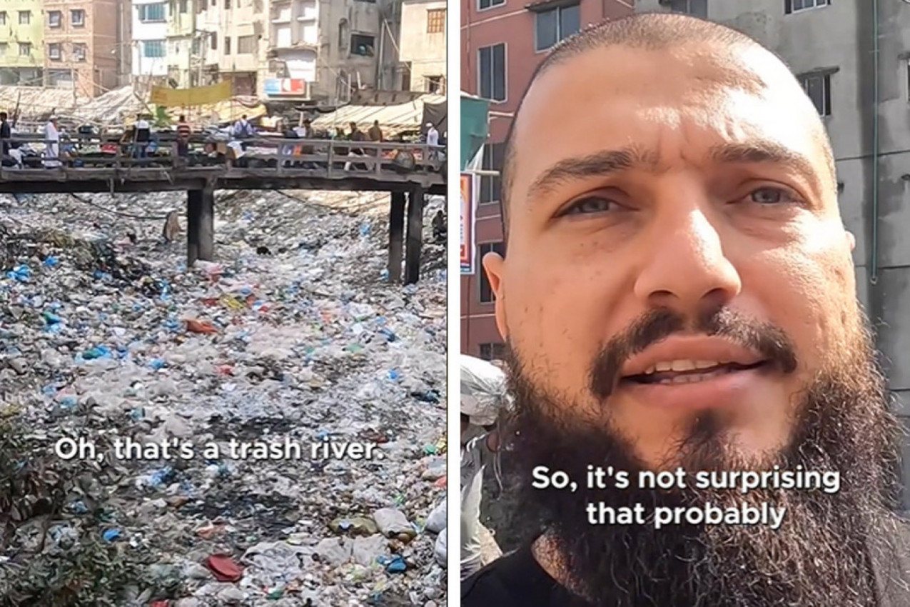 POZNATI MODNI BRENDOVI OVDE PRAVE ODEĆU: Ulice se ne vide od deponija koje dele grad na dva dela poput mostova (VIDEO)