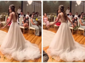 MLADA SE PRIPREMALA DA BACI BIDERMAJER: Devojke su sa nestrpljenjem isčekivale koja će ga uhvatiti, ali kako je buket bačen usledio je skandal! (FOTO+VIDEO)