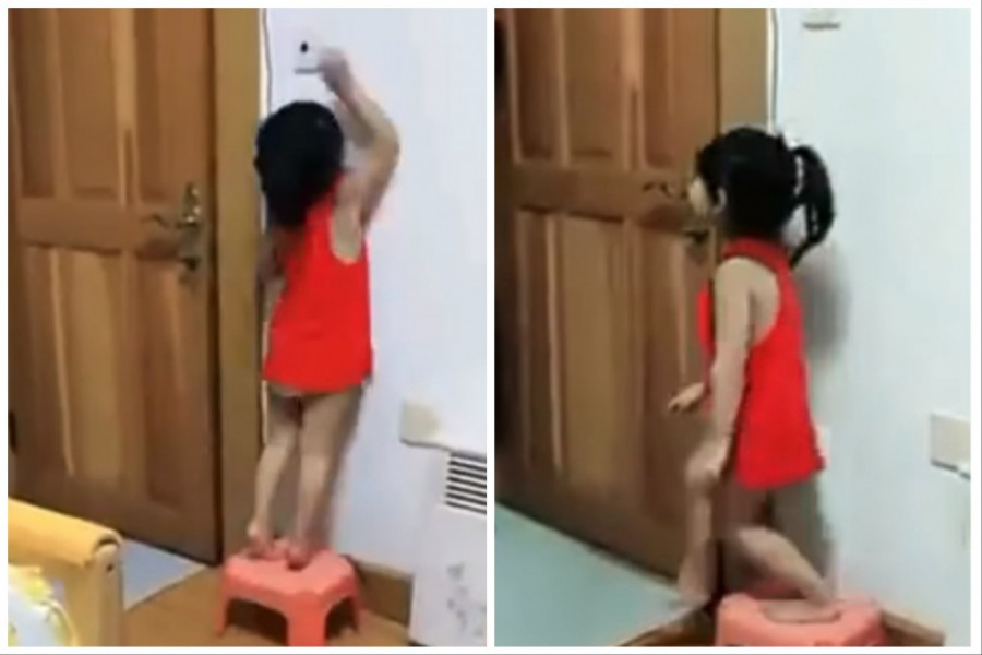 DEVOJČICA NIJE ŽELELA DA SPAVA I KRIŠOM JE GLEDALA TELEFON U SVOJOJ SOBI: Tata je ušao da proveri da li je zaspala, a onda je usledila gluma za Oskara! (FOTO+VIDEO)