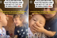 BEZ RAZMIŠLJANJA JE REAGOVAO U DELIĆU SEKUNDE: Dečak spasio život mlađem bratu, bio je pribraniji i hrabriji od majke! (VIDEO)
