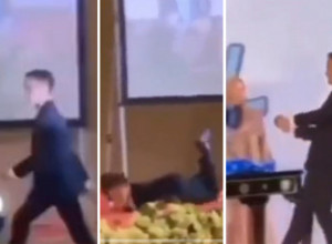 ZAKORAČIO JE NA BINU I DOČEKAO SE NA POD: Ono što je potom uradio mnoge je ostavilo bez daha! (VIDEO)