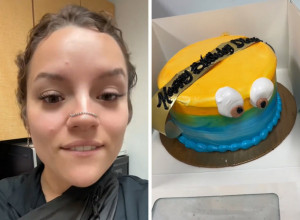 SINU JE ZA ROĐENDAN NARUČILA POSEBNU TORTU, KAD JE VIDELA ŠTA JE STIGLO NIJE MOGLA DA DOĐE SEBI OD ŠOKA: Podelila je fotografiju na mrežama i ljudi vrište od smeha! (VIDEO)