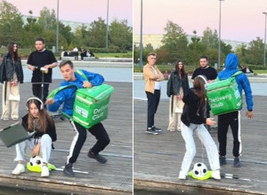 SEDELA JE NA DOKU SA LAPTOPOM, A ONDA JOJ JE PRIŠAO JEDAN MLADIĆ I SVE BACIO U VODU: Ono što se potom desilo nikoga nije ostavilo ravnodušnim (VIDEO)