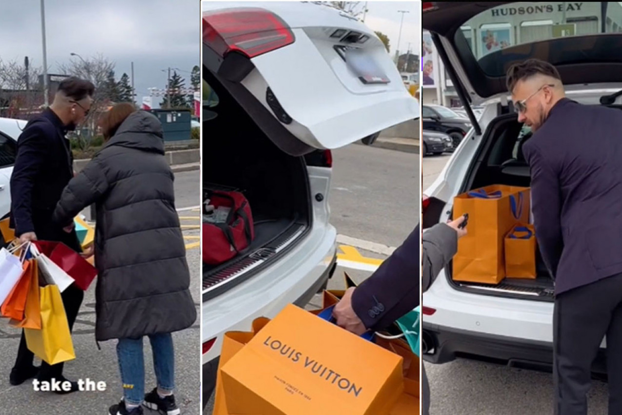 BOGATAŠ PUNIH KESA TRAŽIO JE OD DEVOJKE NA PARKINGU DA MU OTVORI GEPEK OD KOLA: Ugledala je kofer, a ono što je potom zatražio od nje izbezumilo je (VIDEO)