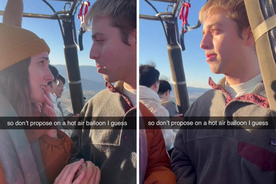 ROMANTIČNA PROSIDBA U BALONU PRETVORILA SE U KATASTROFU: Izvadio je prsten i postavio sudbonosno pitanje, reakcija devojke dovela ga je do suza! (VIDEO)