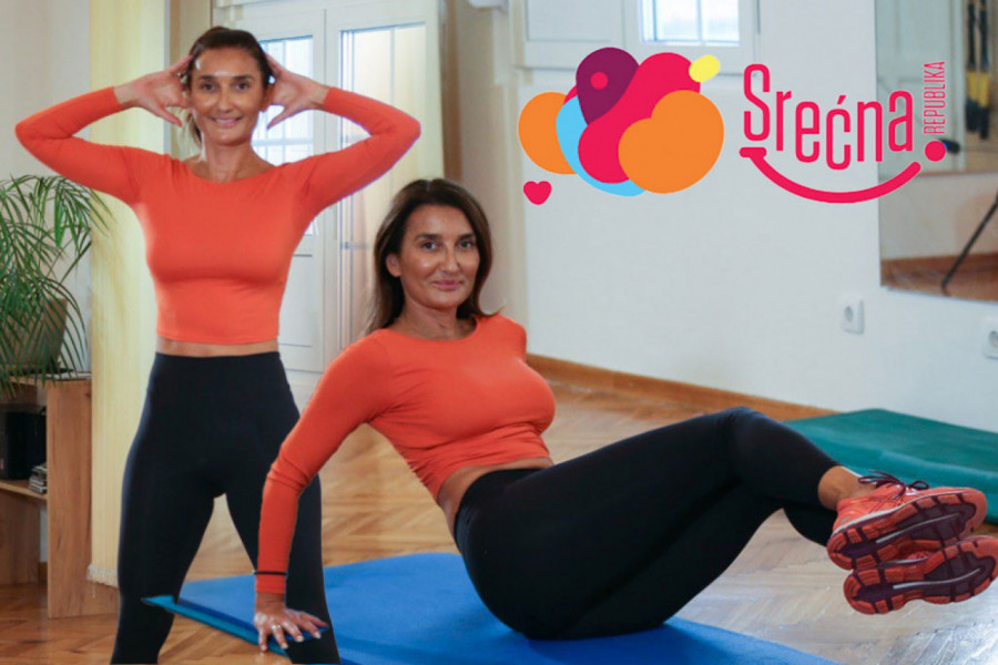 SREĆNA I FIT SA 40 PLUS: Najbolje vežbe za uži struk koje možete da radite kod kuće (VIDEO)