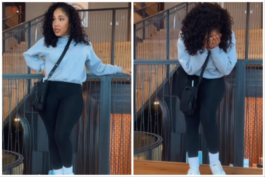 OBUKLA JE CRNE HELANKE NE SLUTEĆI KATASTROFU: Opuštena šetnja s prijateljicom pretvorila se u noćnu moru zbog detalja na njenoj pozadini! (FOTO+VIDEO)