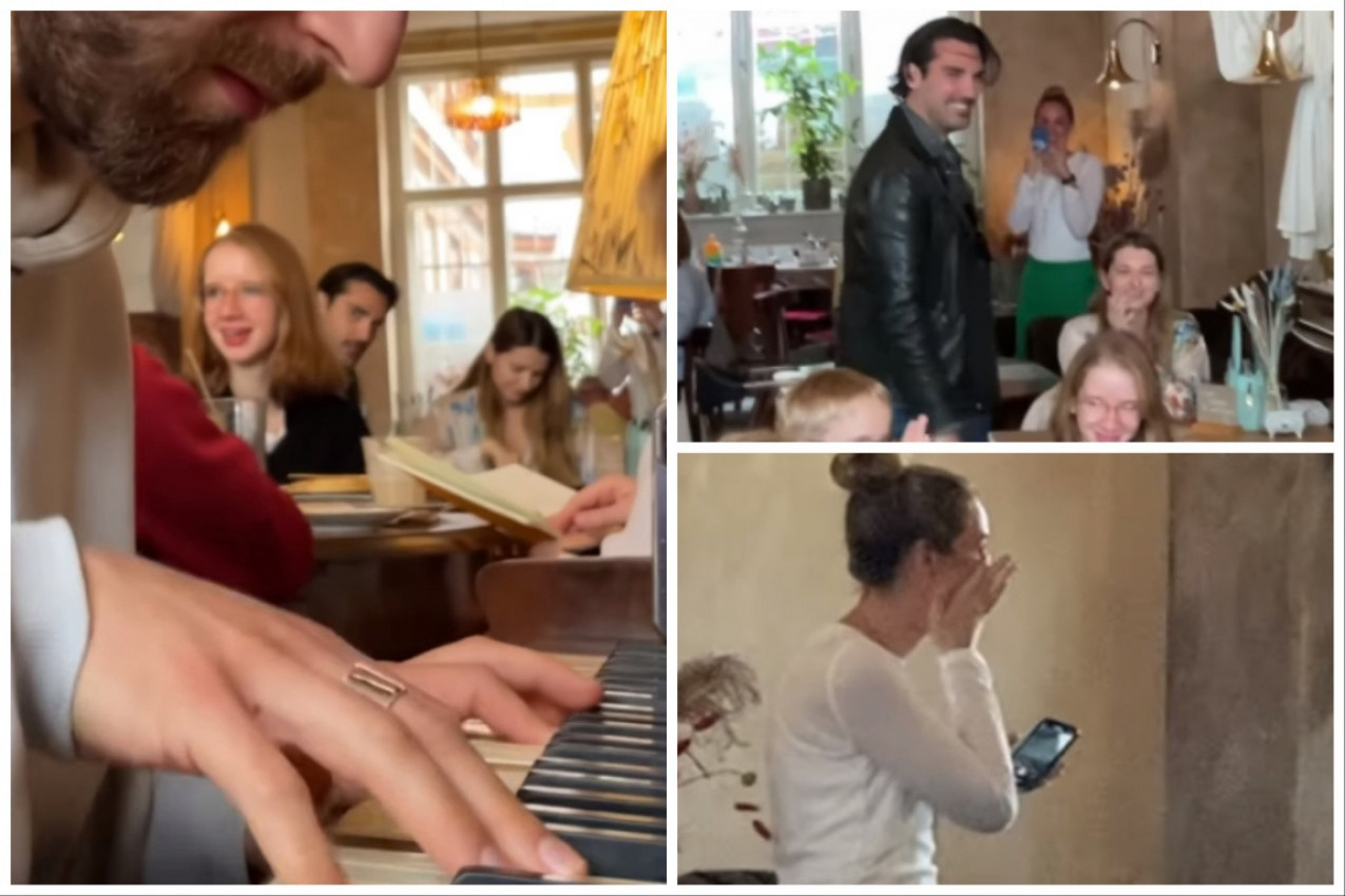 MOMAK JE SEO I ZASVIRAO KLAVIR U LOKALNOM RESTORANU: A, onda se začuo anđeoski glas i svi su zanemeli! (VIDEO)