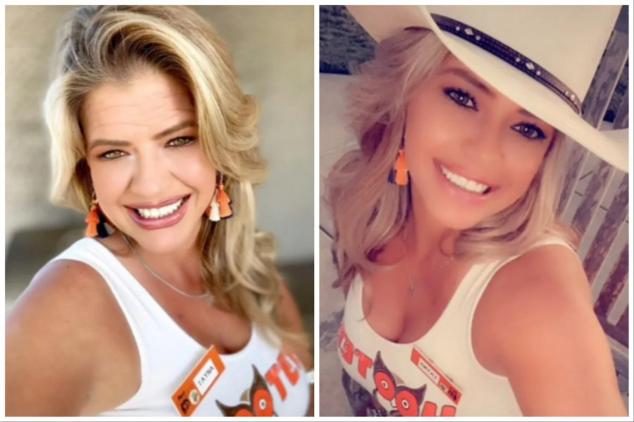 PROBALA JE SVOJU RADNU UNIFORMU STARU 23 GODINE: Muškarci su ostali bez daha kada su ugledali ovu zavodljivu plavušu u minijaturnom kompletu(FOTO+VIDEO)