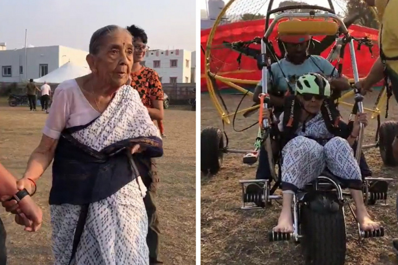 "NIKAD NIJE KASNO DA POLETITE": Baka od 97 godina postala heroj, o njenoj hrabrosti ne prestaje da se priča! (VIDEO)