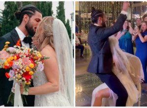 MLADOŽENJA JE PRED SVIM GOSTIMA ZAGNJURIO POD SUPRUGINU SUKNJU: Ono što je mladin otac uradio izazvalo je pravu pometnju (VIDEO)