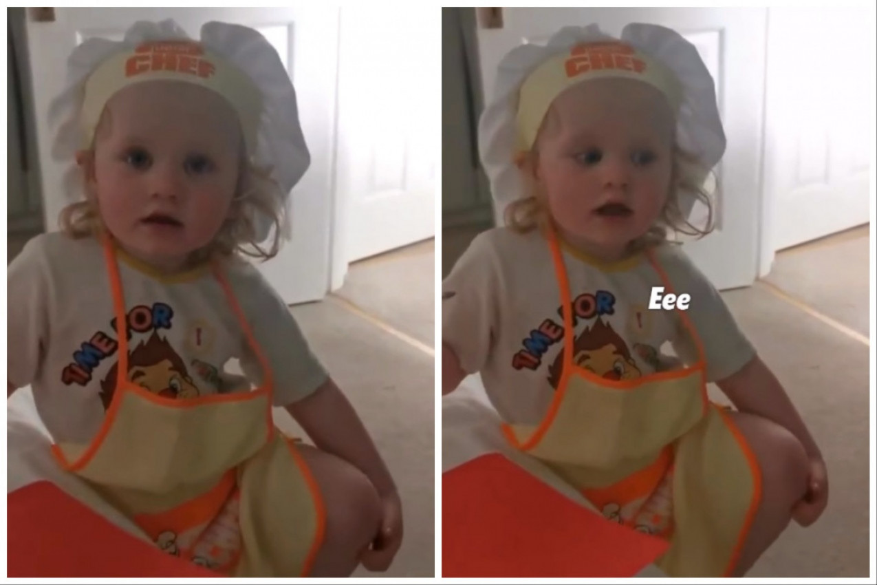 DEVOJČICA U KOSTIMU KUVARICE DOŠLA KOD MAME PO PORUDŽBINU: Zbog njenog odgovora milioni ljudi plaču od smeha! (VIDEO)