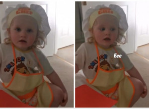 DEVOJČICA U KOSTIMU KUVARICE DOŠLA KOD MAME PO PORUDŽBINU: Zbog njenog odgovora milioni ljudi plaču od smeha! (VIDEO)