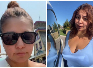 NA NEOBIČAN NAČIN JE ISKORISTILA DONJI DEO KUPAĆEG: Nije ni sanjala da će je razapeti na mrežama i nazivati štrokavom! (VIDEO)