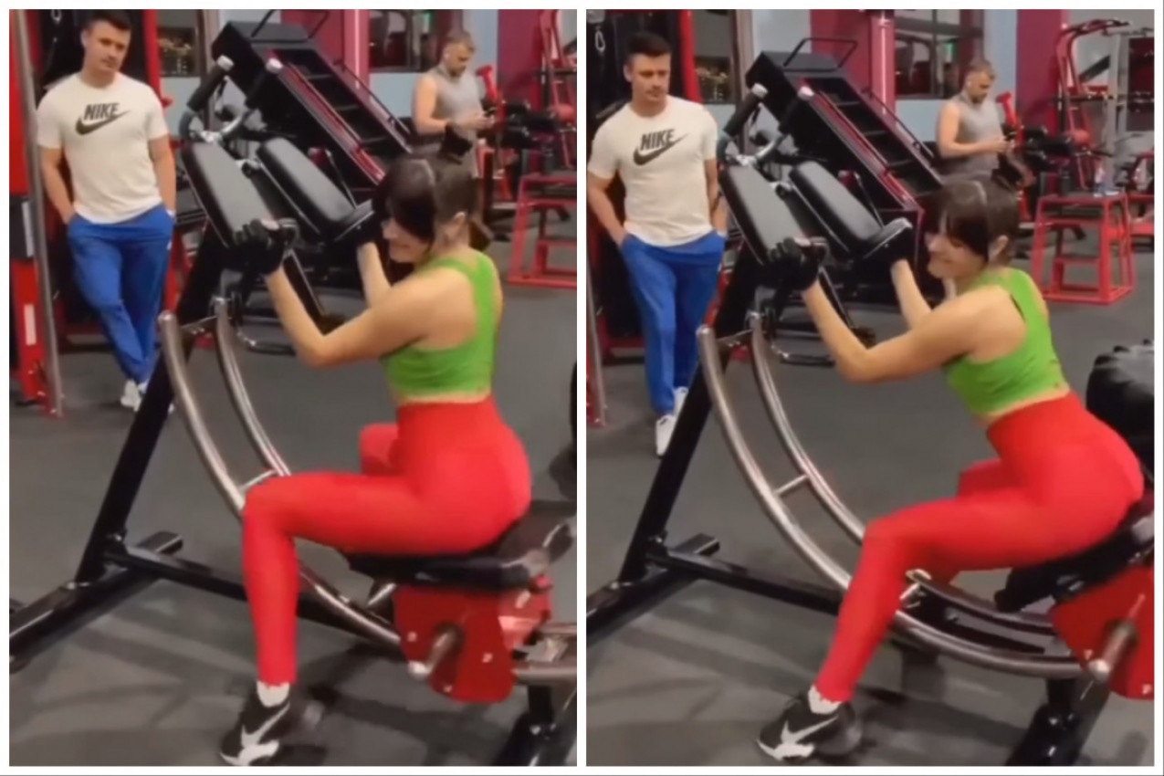 VEŽBALA JE U TERETANI, PRIŠAO JOJ JE TRENER I OSRAMOTIO JEDNIM POTEZOM: Ovakav blam će dugo pamtiti (VIDEO)