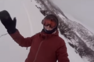 SPUŠTALA SE PO SKI-STAZI I NE SLUTEĆI KOJA ZVER JE VREBA: Kamera snimila scenu od koje je mnogima zastao dah (VIDEO)
