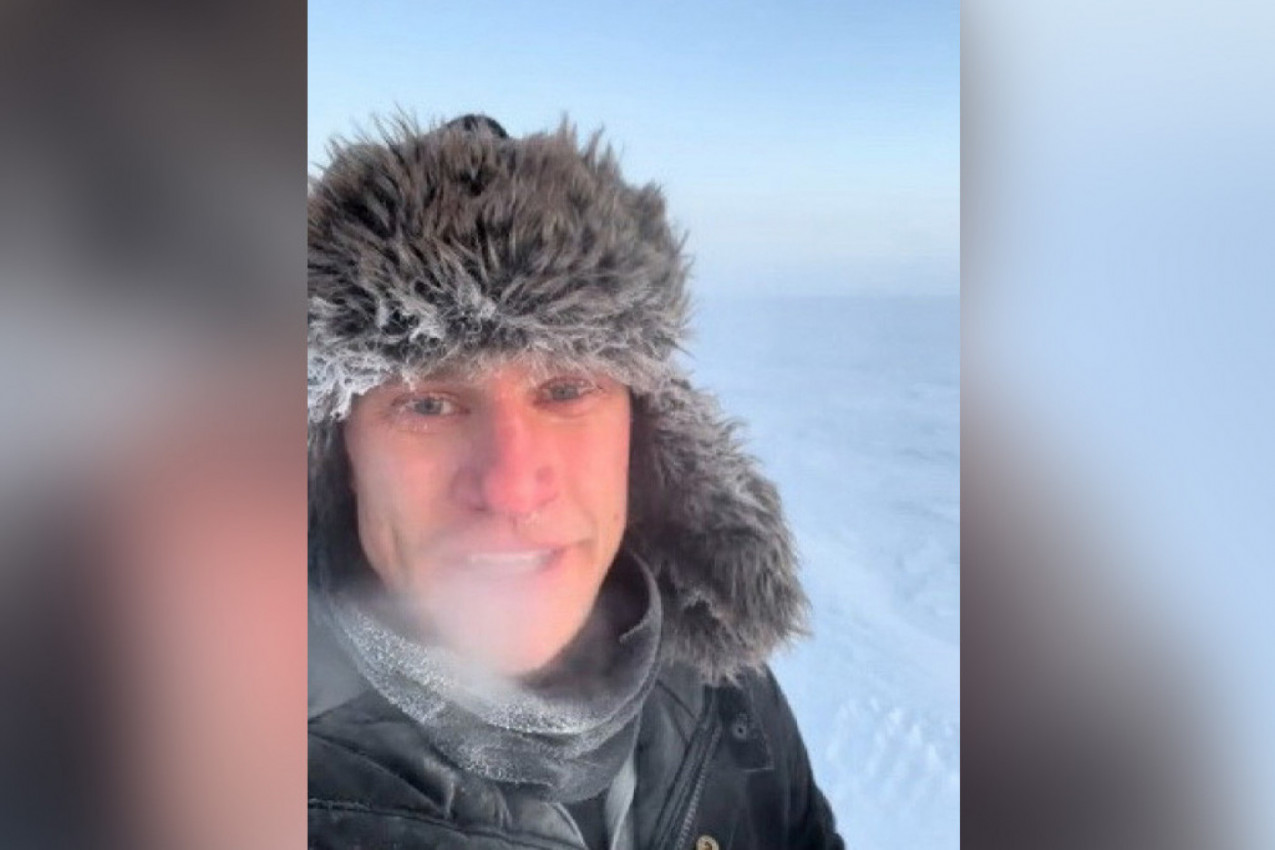 MISLILI STE DA JE NAMA HLADNO? Pogledajte šta se dogodilo ovom muškarcu dok je boravio na Južnom polu! (VIDEO)