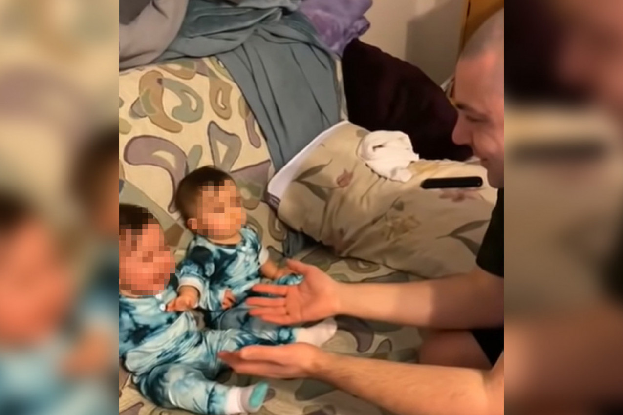 TATA JE OBRIJAO BRADU I PRIŠAO DA UZME ĆERKU: Neočekivana reakcija njegovih bliznakinja potpuno ga je iznenadila (VIDEO)