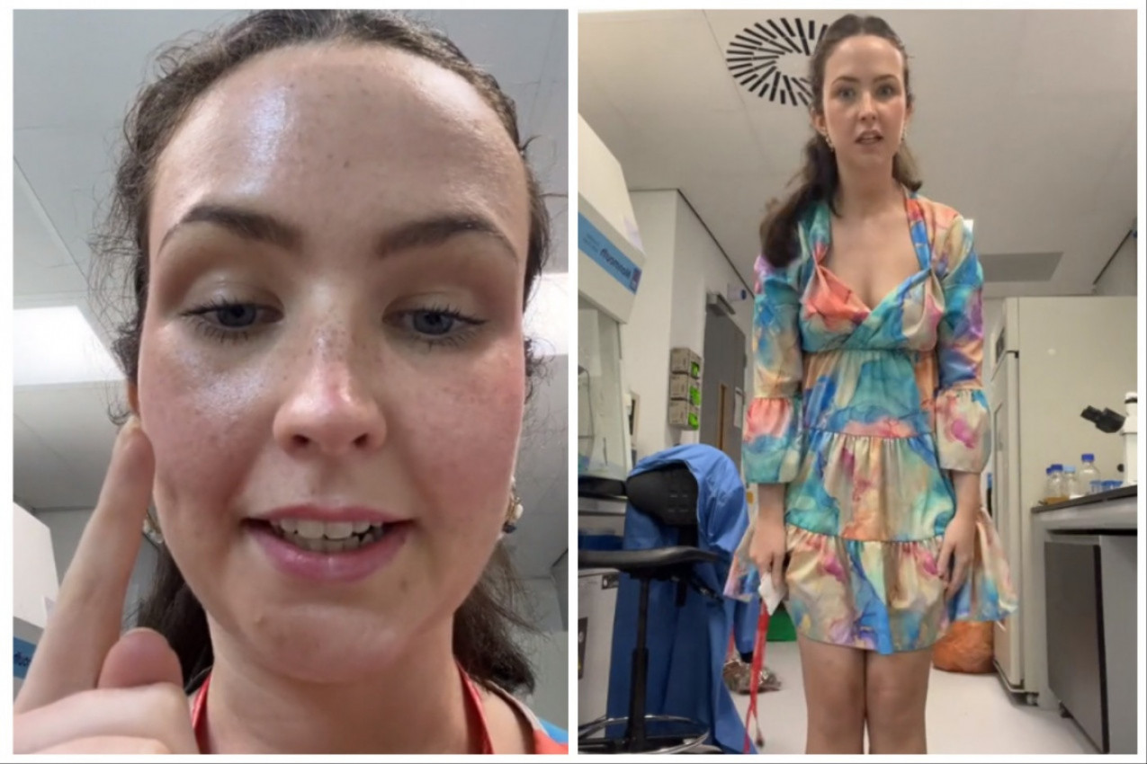 OBUKLA JE LEPRŠAVU HALJINU ZA POSAO, POSLE PAR MINUTA CELA KANCELARIJA VIDELA JE GOLU: Ni sanjala nije šta će doživeti nasred firme (FOTO+VIDEO)