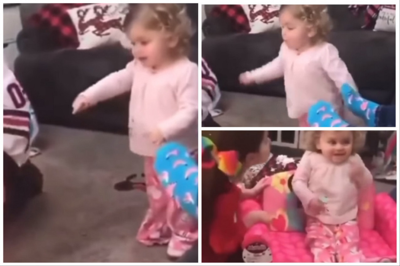 OVAKO IZGLEDA ČISTA SREĆA: Radost ove devojčice i zahvalnost koju je pokazala lepšaće vam nedelju (VIDEO)