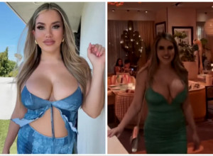 BLISTALA JE U KAZINU U PRIPIJENOJ HALJINI DUBOKOG DEKLOTEA: Trenutak kasnije usledio je skandal kakvom se nije nadala, morala je sve do sobe da hoda polugola! (FOTO+VIDEO)