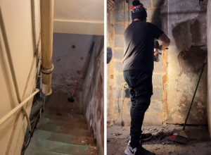 VODA IM JE CURILA IZ PODRUMA KUĆE: Kada su prišli da uklone problem, otkrili su tajni prolaz (VIDEO)