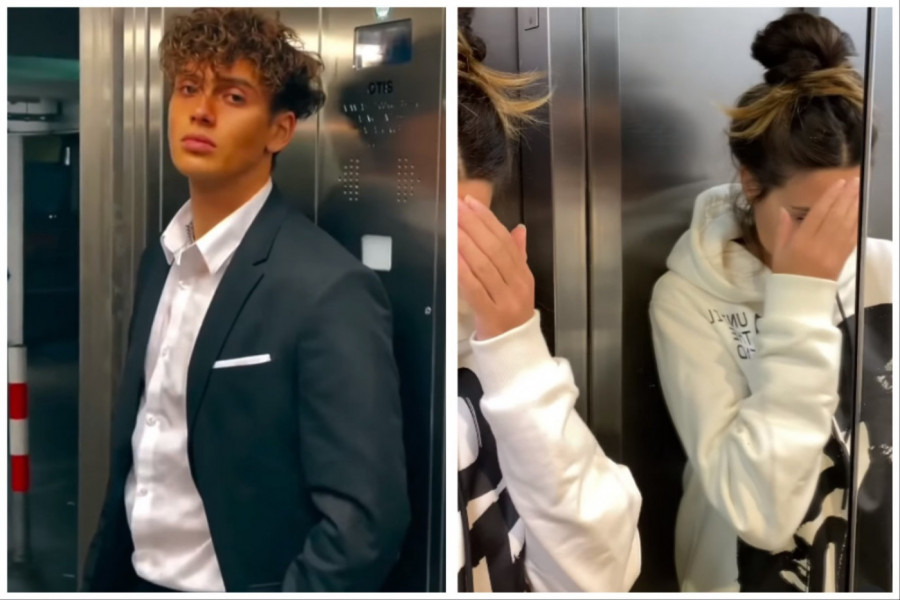 KRENULA JE DA BACI ĐUBRE, A ONDA JE U LIFT UŠAO ON: Kad ga je ugledala htela je u zemlju da propadne od sramote! (VIDEO)