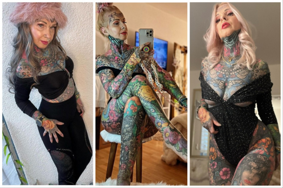 SA 47 GODINA JE POČELA DA SE TETOVIRA: Priznaje da je potrošila je životnu ušteđevinu ali tvrdi da se nije pokajala! (FOTO)