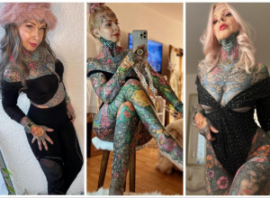 SA 47 GODINA JE POČELA DA SE TETOVIRA: Priznaje da je potrošila je životnu ušteđevinu ali tvrdi da se nije pokajala! (FOTO)