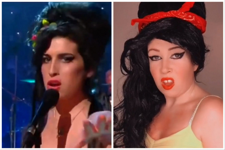 ONA TVRDI DA JE NAJBOLJA IMITATORKA EJMI VAJNHAUS: Ljudi zapanjeni koliko liči na preminulu pevačicu, komentari se samo nižu! (FOTO+VIDEO)