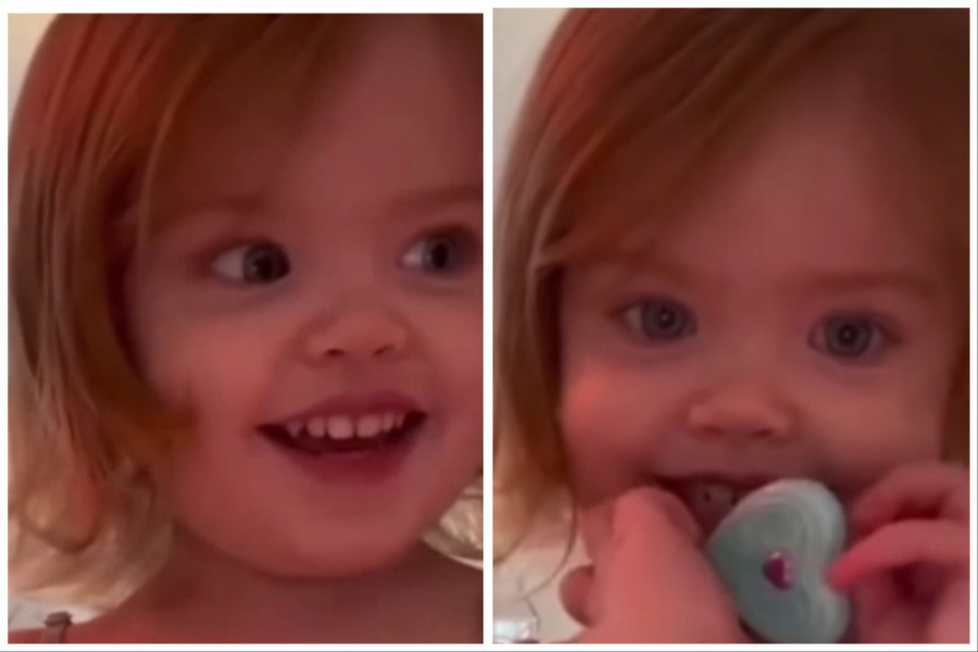 DIVILA SE LEPOTI DEVOJČICE NA TATINOM TELEFONU: Njena reakcija kad je shvatila ko je u pitanju postala je hit na mrežama!(FOTO+VIDEO)